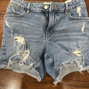 Supplies Distressed Denim Women's Shorts
